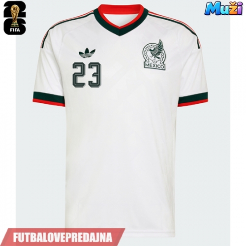 Lacne Muži Futbalové dres Mexiko Jesus Gallardo #23 MS 2026 Krátky Rukáv - Preč